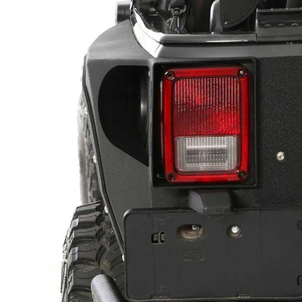 Smittybilt XRC Armor Rear Corner Guards with Fenders - Jeep JK 2 Doors - 5