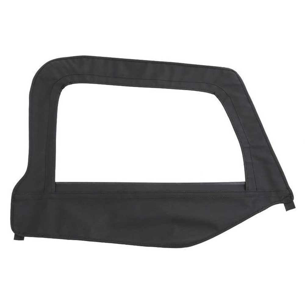 Smittybilt Upper Half Door Skin with Frame Passenger Side Black Denim - Jeep TJ & LJ