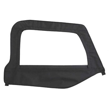 Smittybilt Upper Half Door Skin with Frame Passenger Side Black Denim - Jeep TJ & LJ