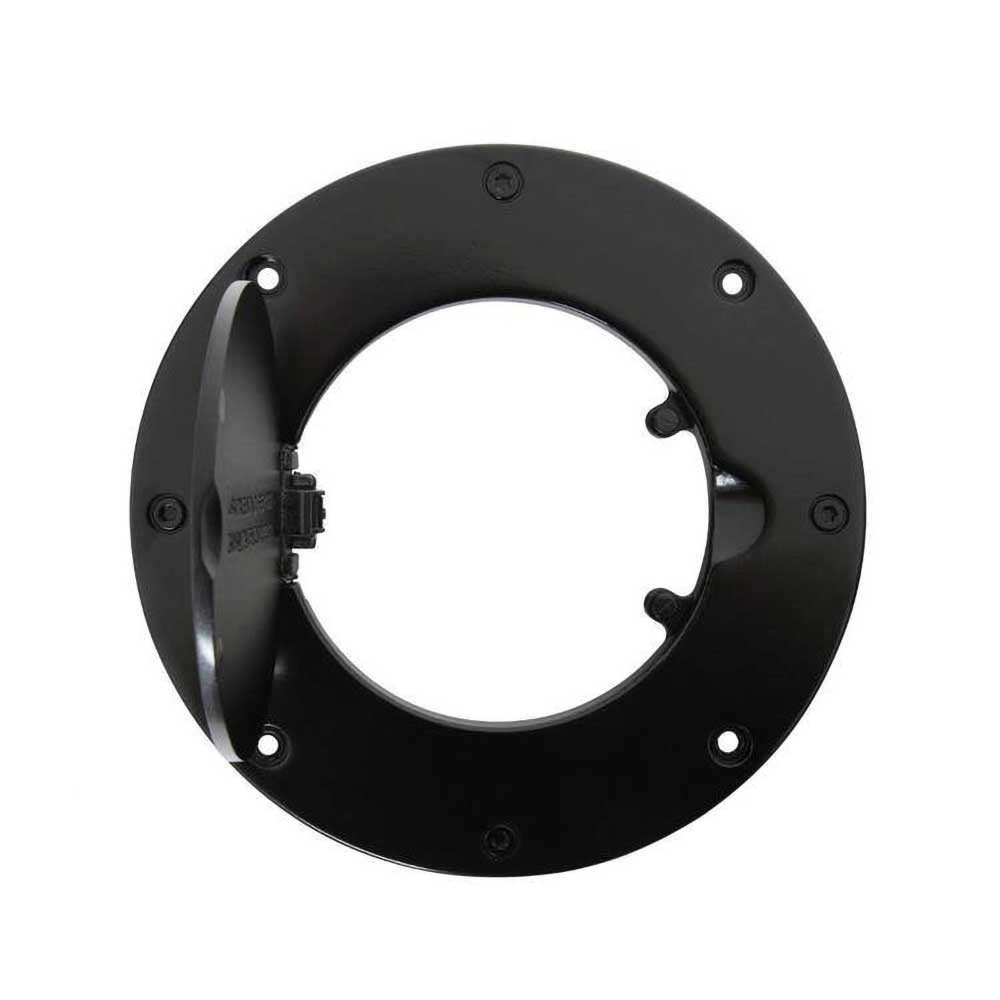Smittybilt Aluminium Fuel Door Black - Jeep TJ & LJ - 2
