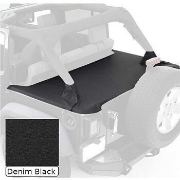 Smittybilt Tonneau Cover Denim Black - Jeep YJ 1993-1995