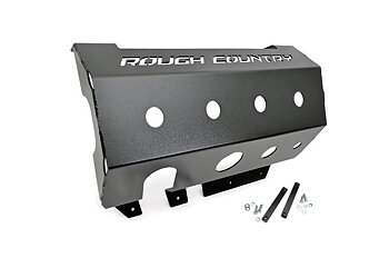 Rough Country Muffler Skid Plate - Jeep JK & JKU