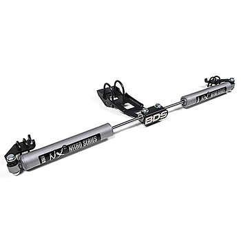 BDS NX2 Dual Steering Stabilizer Kit Under Tie Rod - Jeep JL, JLU & JT