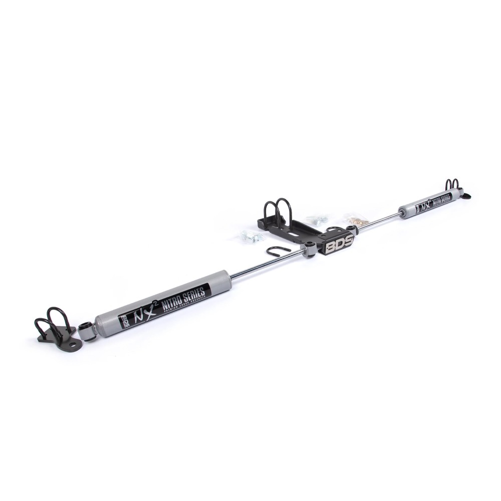 BDS NX2 Dual Steering Stabilizer - Jeep JK & JKU