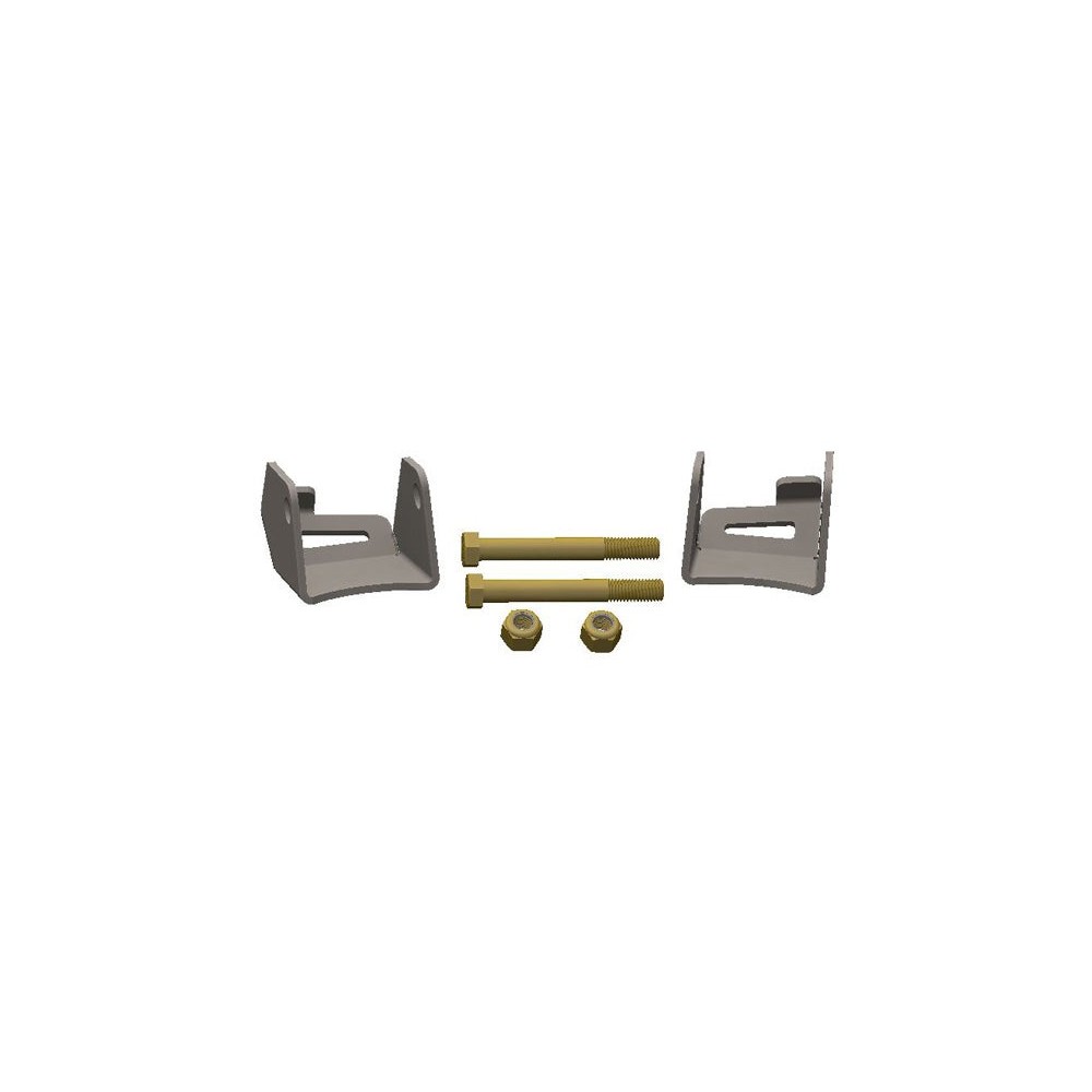 Barnes 4WD Rear Lower Control Arm Axle Skid Plates - Jeep JK & JKU