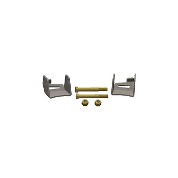 Barnes 4WD Rear Lower Control Arm Axle Skid Plates - Jeep JK & JKU