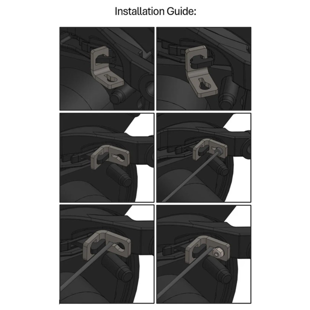 Barnes 4WD Parking Brake Cable Adapter - 5