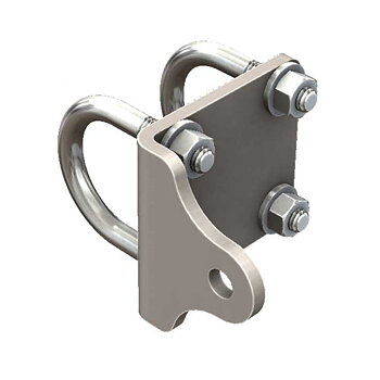 Barnes 4WD Bent Steering Stabilizer Tie Rod Bracket 1-1/2"