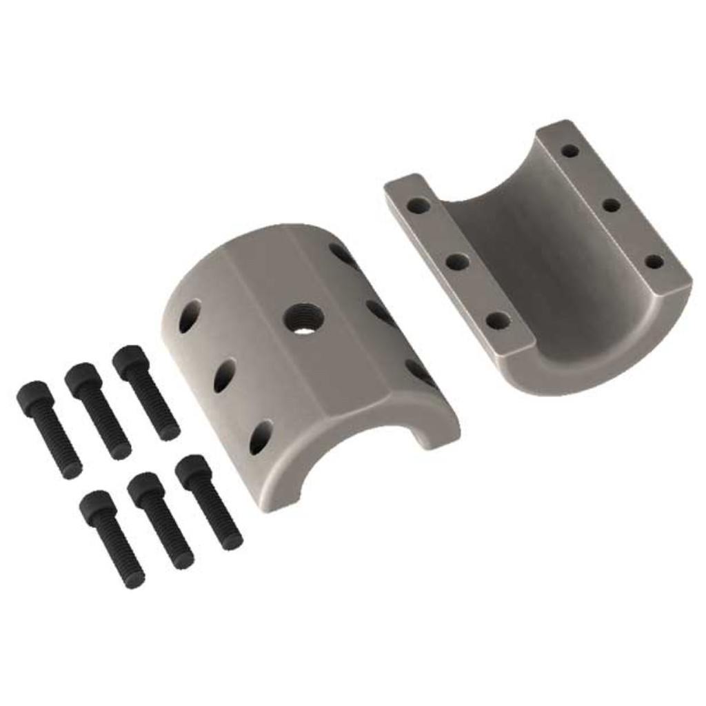 Barnes 4WD Steering Stabilizer Tie Rod Clamp 1-1/2" - 3