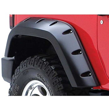 Bushwacker Pocket Style Rear Fender Flares - Jeep JK 2 Doors