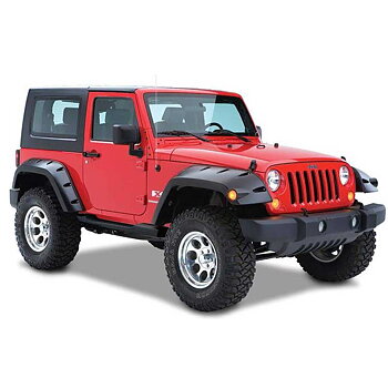 Bushwacker Pocket Style Rear Fender Flares - Jeep JK 2 Doors