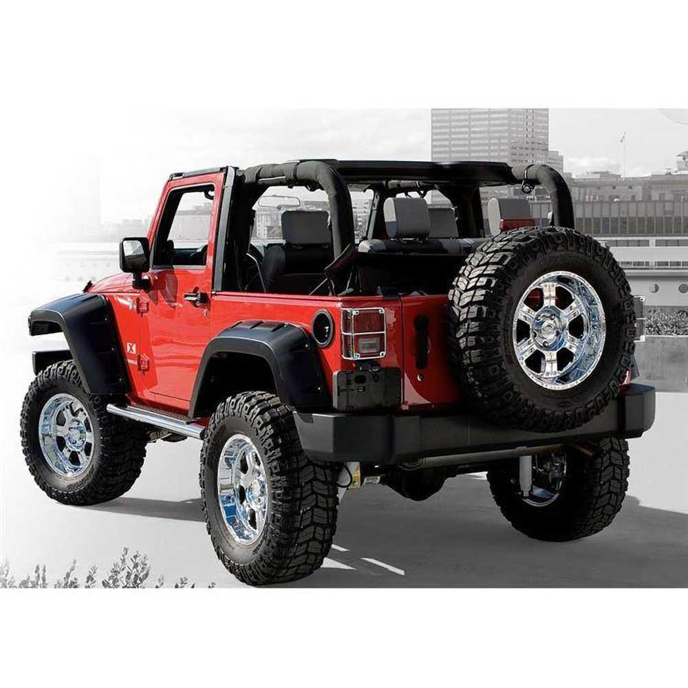 Bushwacker Pocket Style Rear Fender Flares - Jeep JK 2 Doors - 3