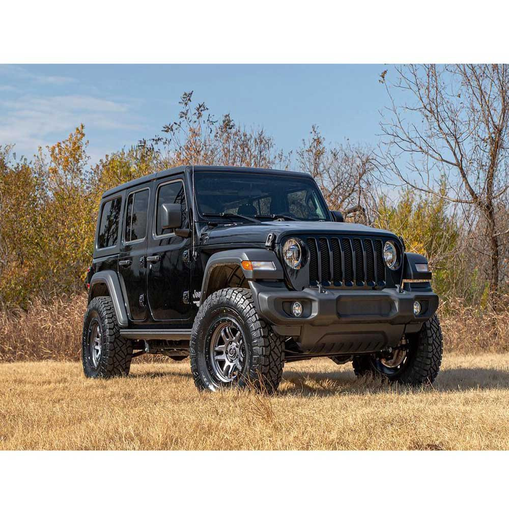 Fuel Ammo 17x9" 4.5BS Matte Gunmetal Black Bead Ring - Jeep JK, JL & JT - 8