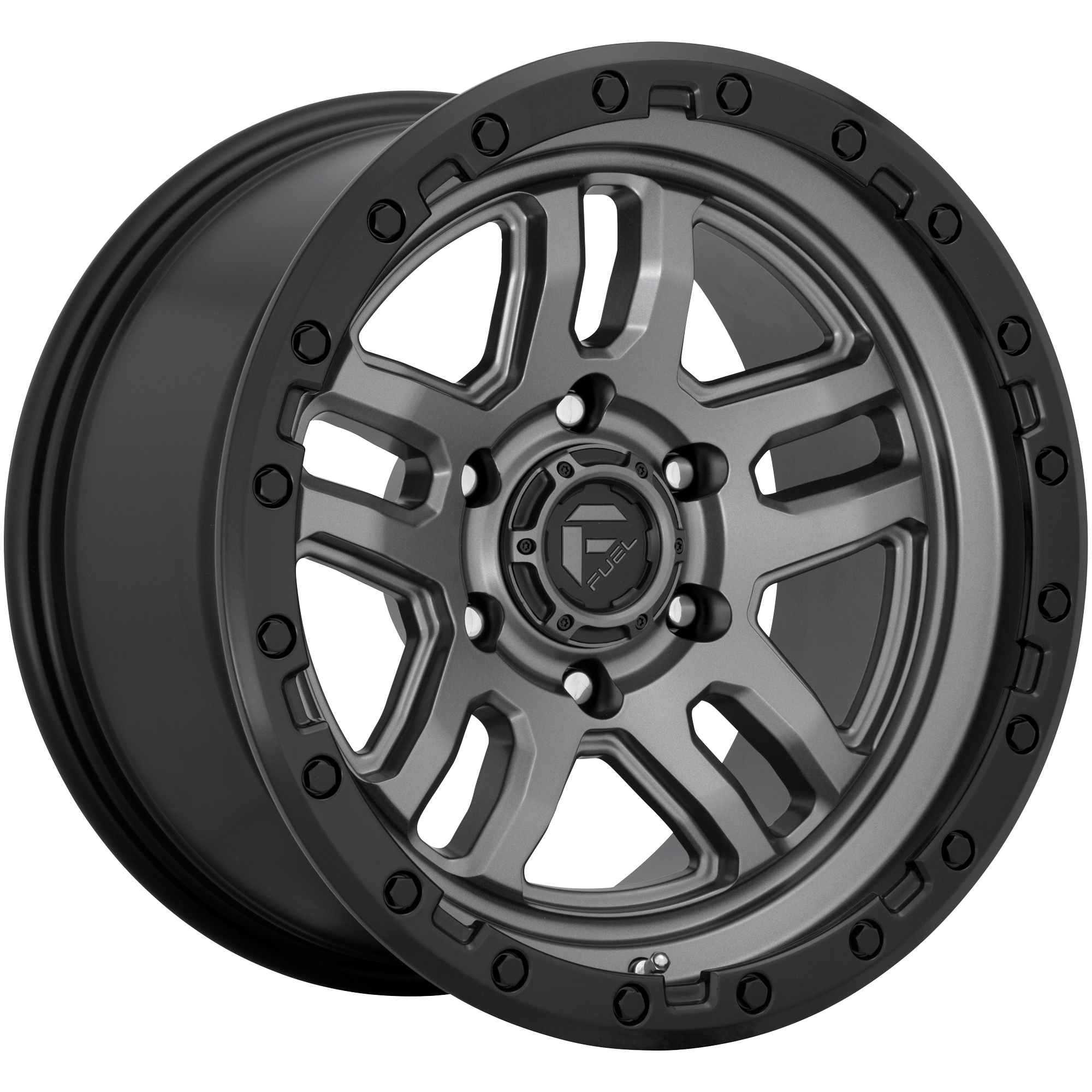 Fuel Ammo 17x9" 4.5BS Matte Gunmetal Black Bead Ring - Jeep JK, JL & JT