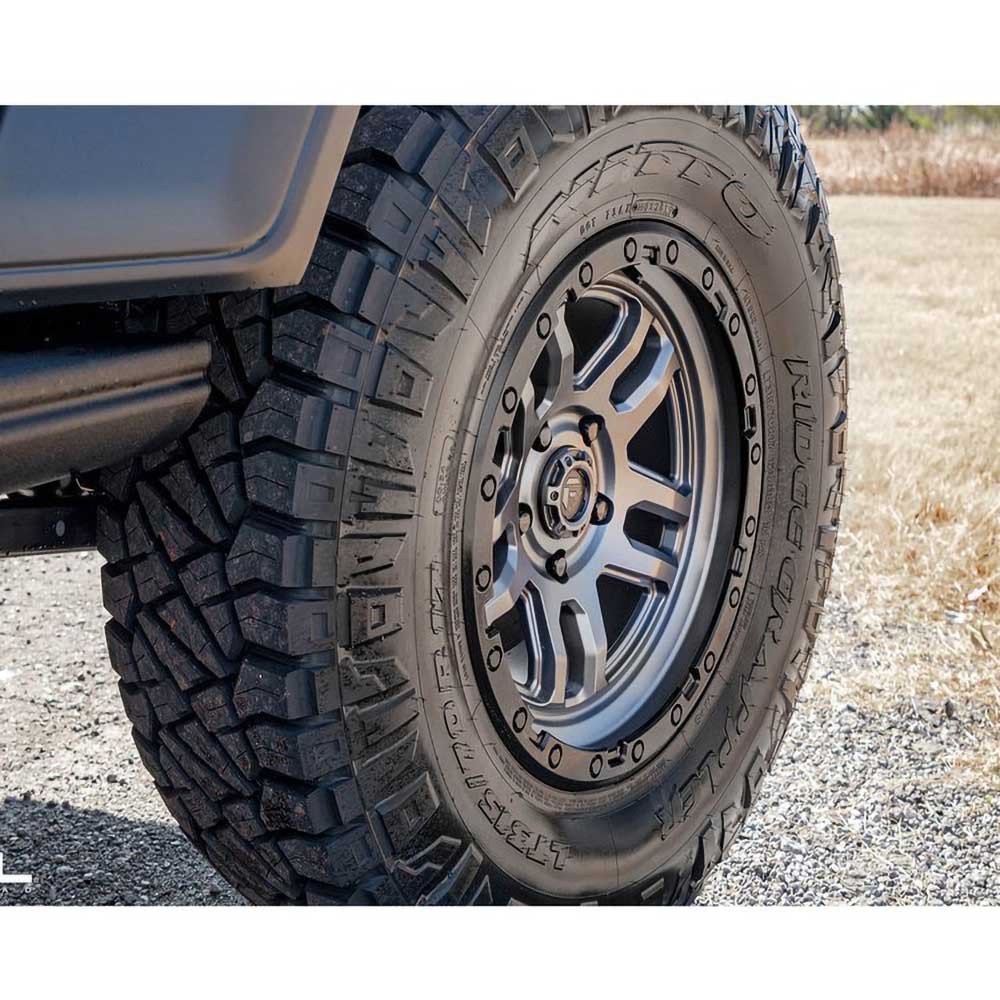 Fuel Ammo 17x9" 4.5BS Matte Gunmetal Black Bead Ring - Jeep JK, JL & JT - 7