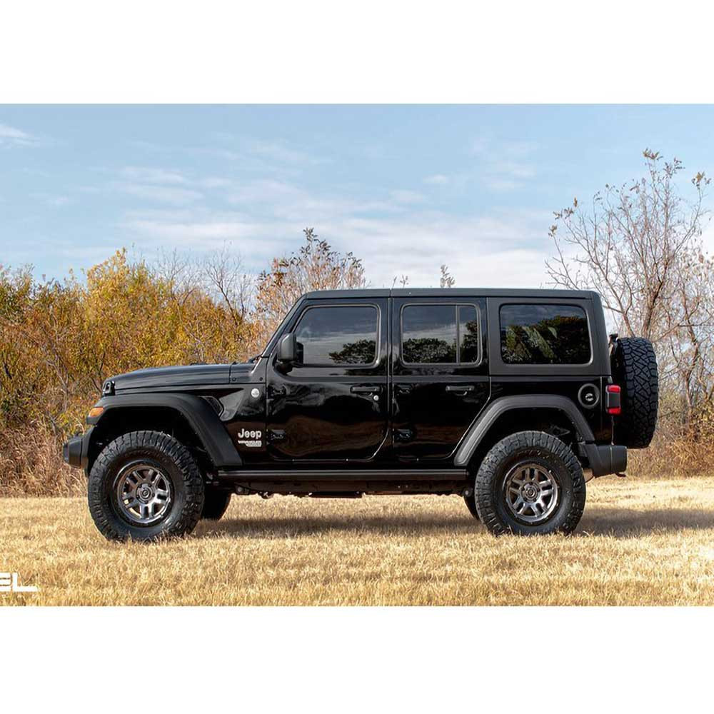 Fuel Ammo 17x9" 4.5BS Matte Gunmetal Black Bead Ring - Jeep JK, JL & JT - 9