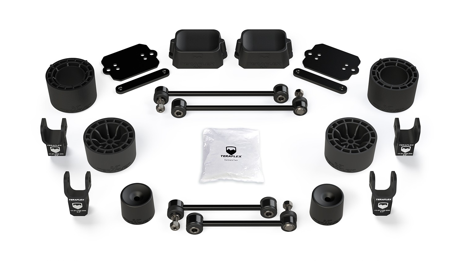 TERAFLEX PERFORMANCE SPACER LIFT 2,5" Lift - Jeep JLU Sahara