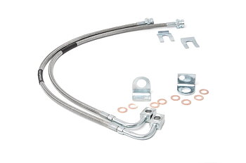 Rough Country Extended Rear Brake Lines 3-6" Lift - Jeep JK & JKU
