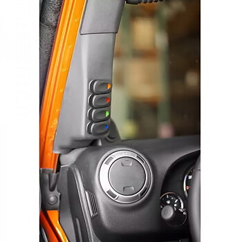 Rugged Ridge a-Pillar Switch Pod - Jeep JK & JKU 07-10