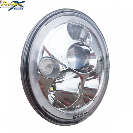 Vision X Vortex 7" Spotlight Incl. Canbus Adapters MM - Jeep JK