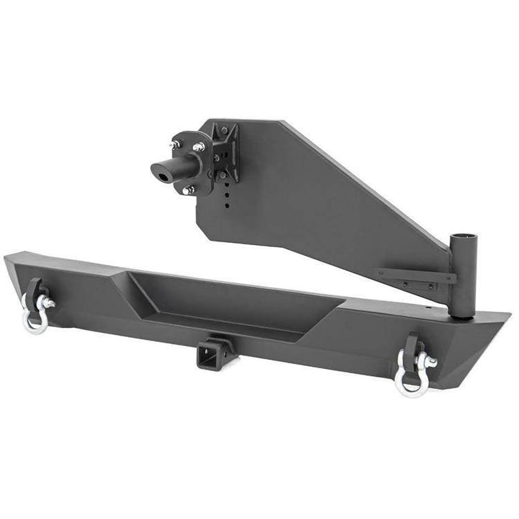 Rough Country Rear Trail Bumper W. Tirecarrier - Jeep JL/U
