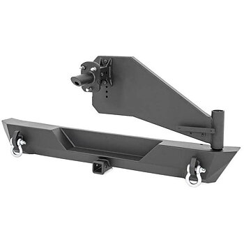 Rough Country Rear Trail Bumper W. Tirecarrier - Jeep JL/U