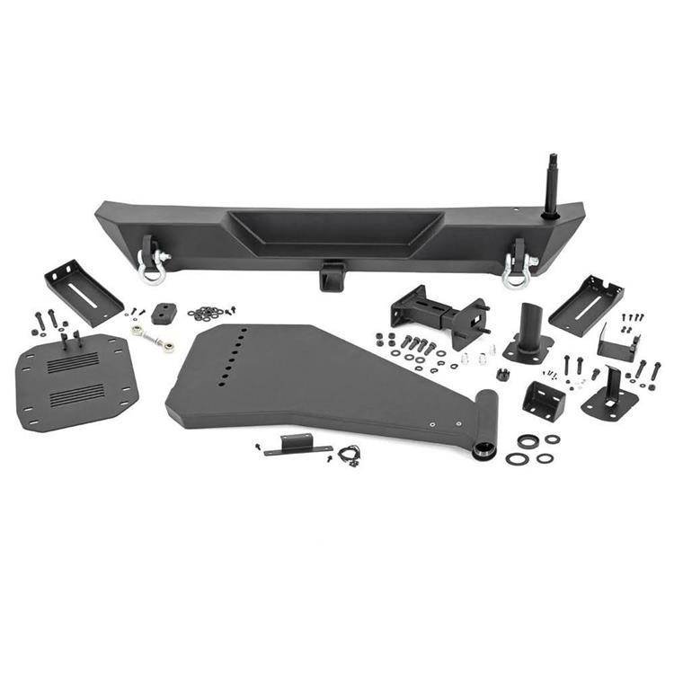 Rough Country Rear Trail Bumper W. Tirecarrier - Jeep JL/U - 2
