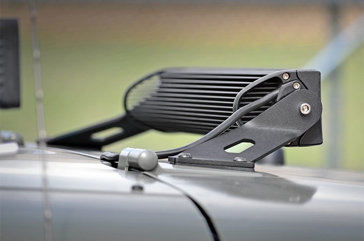 Rough Country Hood Mounts LED Light Bar 50CM -Jeep JK - 2