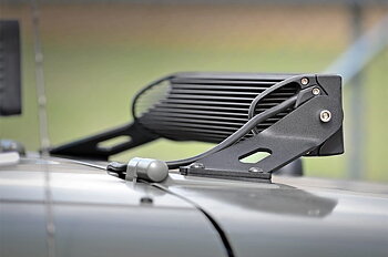 Rough Country Hood Mounts for 20" LED Light Bar - Jeep JK & JKU