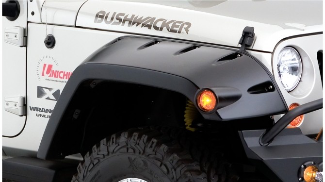 Bushwacker Front Fender Flares Pocket Style - Jeep JK & JKU - 2