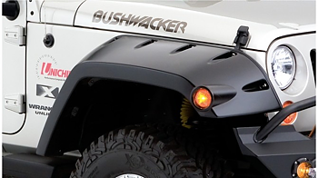 Bushwacker Front Fender Flares Pocket Style - Jeep JK & JKU