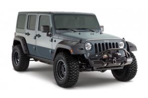 Bushwacker Factory Coverage Fender Flares Pocket Style Rear - Jeep JK & JKU - 2