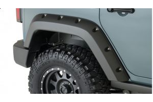 Bushwacker Factory Coverage Fender Flares Pocket Style Rear - Jeep JK & JKU