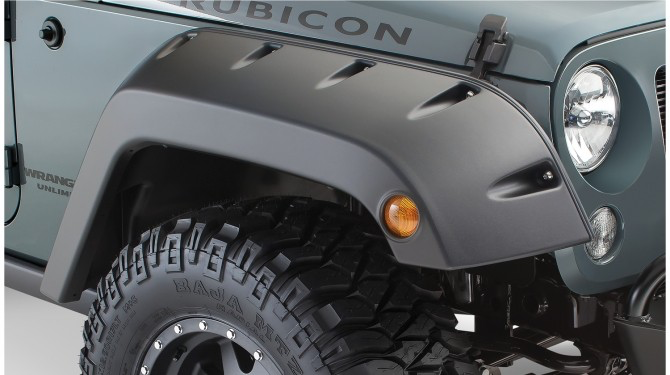 Bushwacker Factory Coverage Front Fender Flares - Jeep JK & JKU - 2