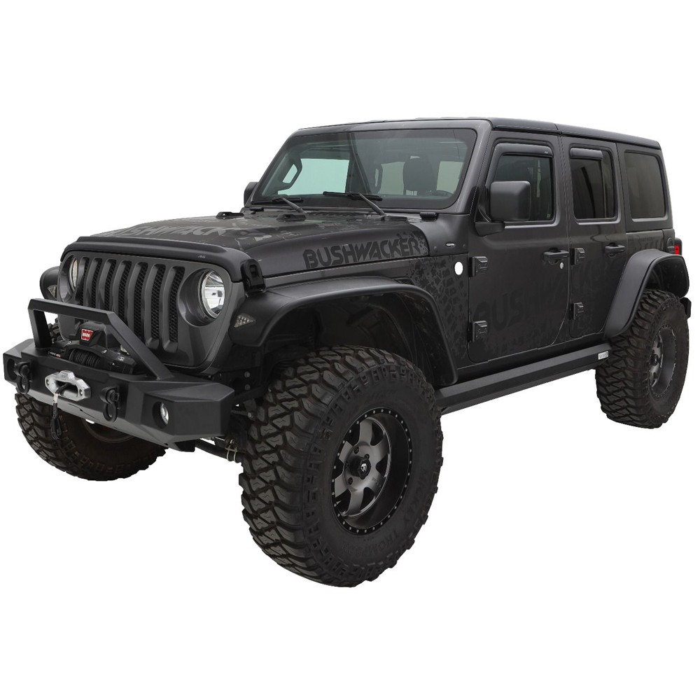 Bushwacker Flat Style Fender Flares - Jeep JL & JLU