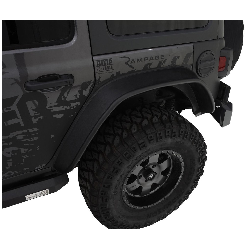 BUSHWACKER FLAT STYLE FENDER FLARES Jeep JL & JLU Falken Offroad