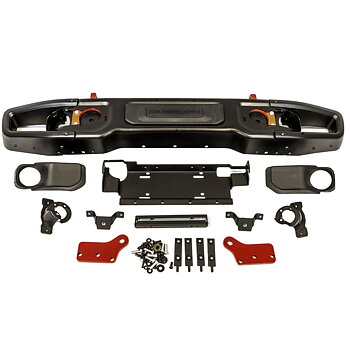 OFD Front Steel Bumper with Winch Plate - Jeep JK & JKU