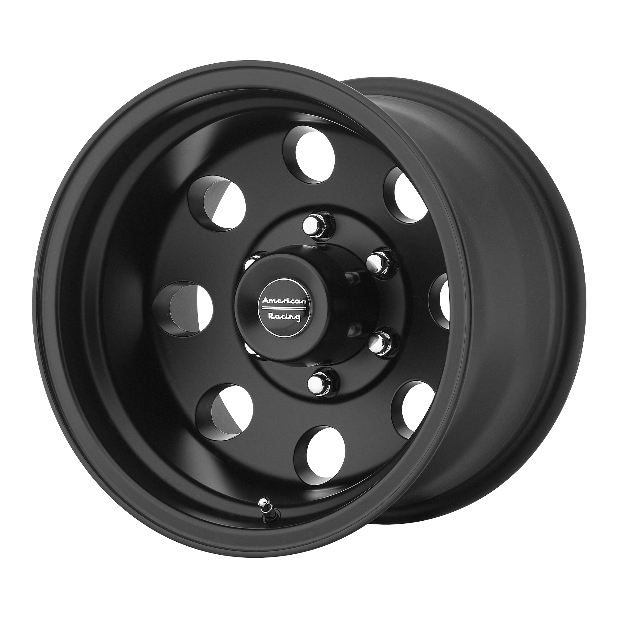 American Racing Baja 15x7" 3.75BS Satin Black - Jeep TJ, XJ & YJ