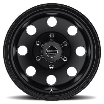 American Racing Baja 15x7" 3.75BS Satin Black - Jeep TJ, XJ & YJ