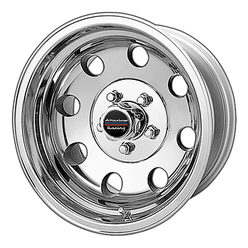 American Racing Baja 15x8" 3.75BS Polished - Jeep TJ, XJ & YJ