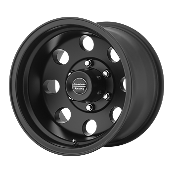 American Racing Baja 15x8" 3.75BS Satin Black - Jeep TJ, XJ & YJ
