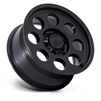 Pro Comp Heritage 16x8" 4.5BS Matte Black - Jeep TJ, XJ & YJ