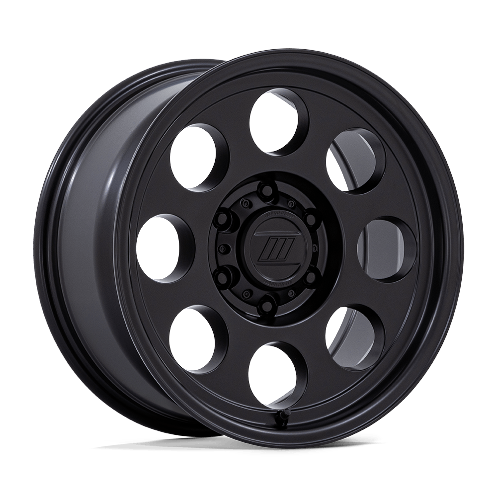 Pro Comp Heritage 16x8" 4.5BS Matte Black - Jeep TJ, XJ & YJ