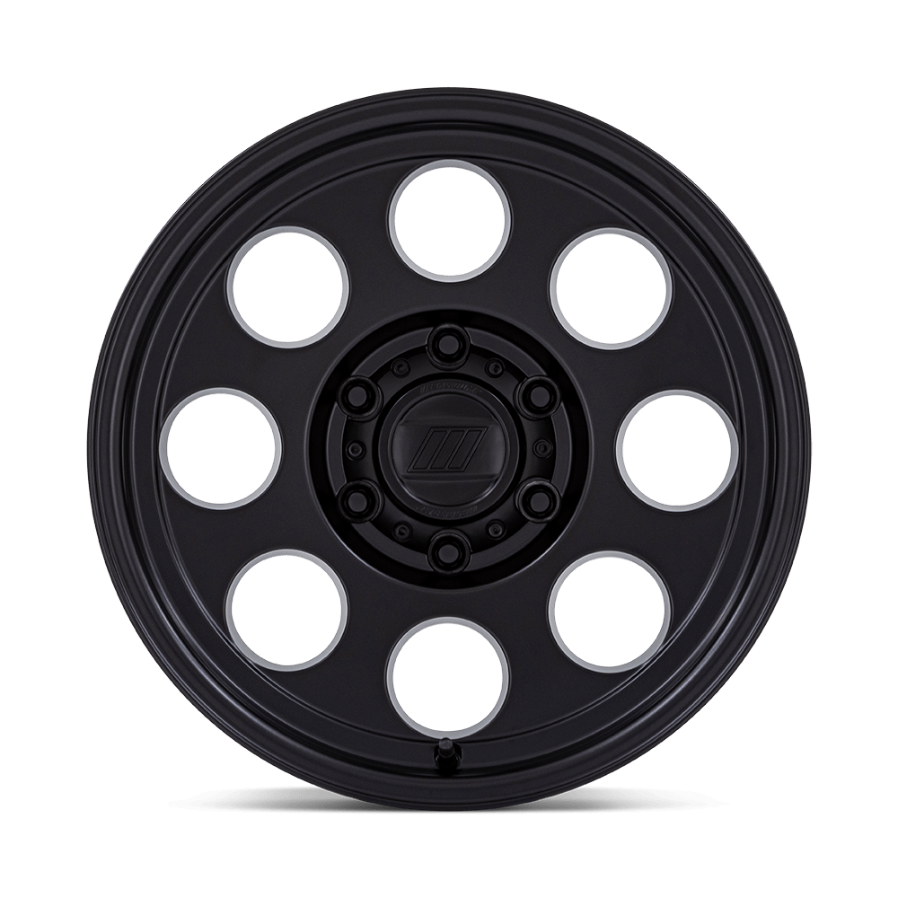 Pro Comp Heritage 16x8" 4.5BS Matte Black - Jeep TJ, XJ & YJ - 3