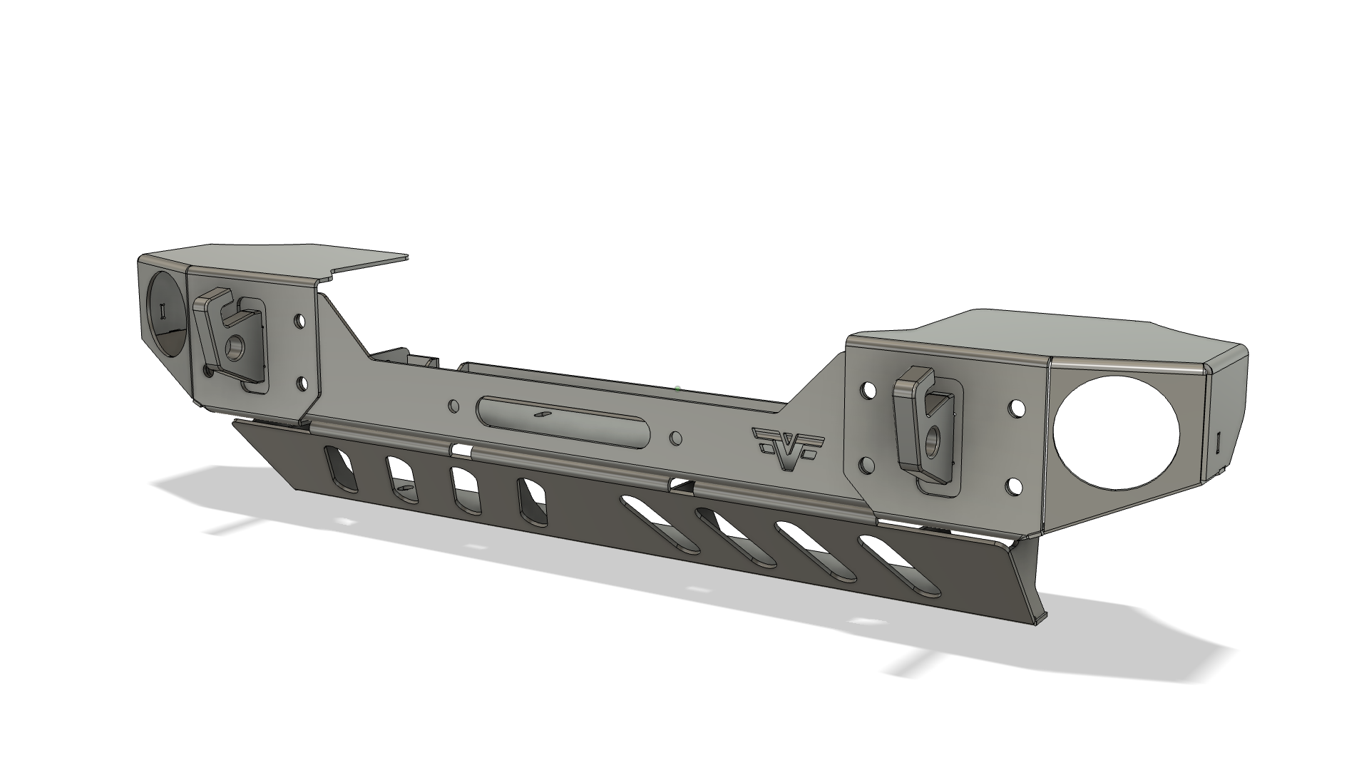 Falken Fabrication - Skid Plate - Mod Front Bumper - Jeep JK & JKU - 2