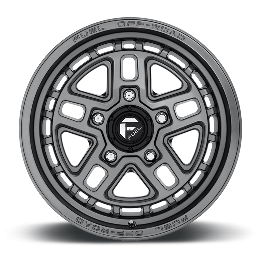 Fuel Nitro 17x9" 4.5BS Matte Gun Metal - Jeep JK, JL & JT - 3