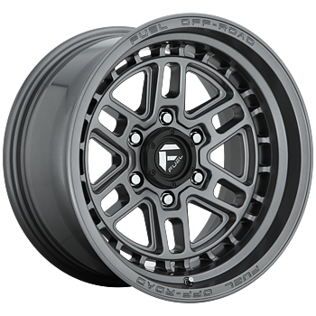 Fuel Nitro 17x9" 4.5BS Matte Gun Metal - Jeep JK, JL & JT