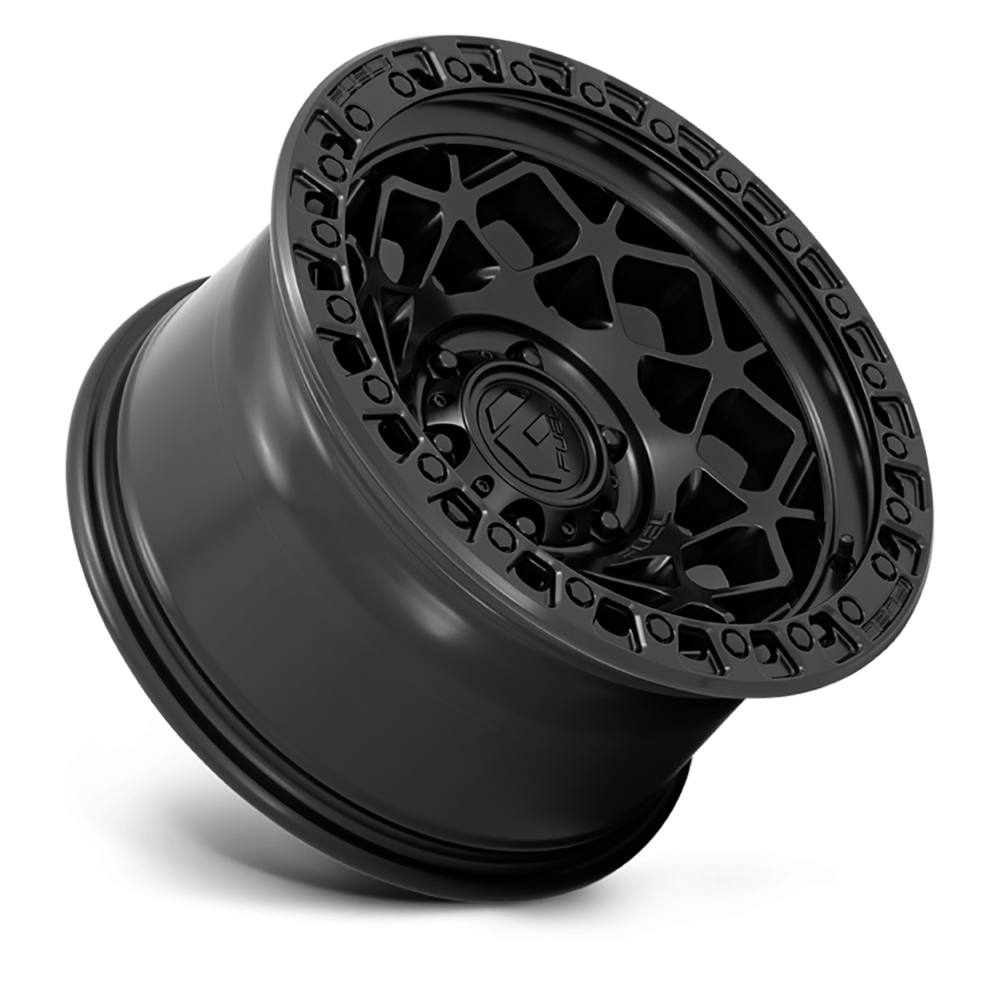 Fuel Unit 17x9" 4.5BS Matte Black w/ Matte Black Ring - Jeep JK, JL & JT - 2