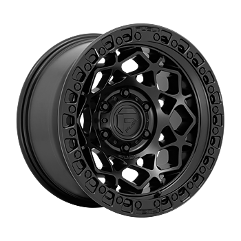 Fuel Unit 17x9" 4.5BS Matte Black w/ Matte Black Ring - Jeep JK, JL & JT
