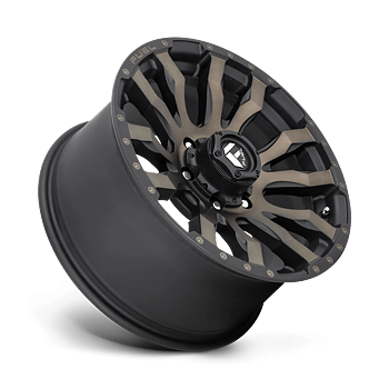 Fuel Blitz 17x9" 4.5BS Matte Black Double Dark Tint - Jeep JK, JL & JT